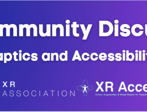 Community Discussion on Haptics and Accessibility