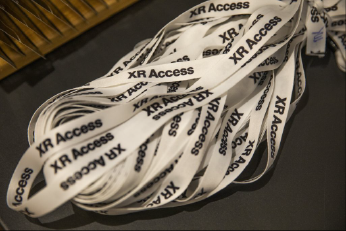 Closeup of XR Access lanyards